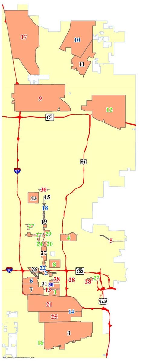 Map of Zoning Overlays and Regulatory Plans | City of Phoenix