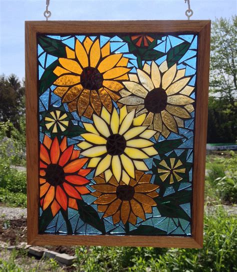 Stained Glass Sunflower Pattern Free at Joshua Mayes blog