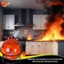 GFO Automatic Fire Extinguisher Ball 500G with Steel Stand,Fire Safety ...