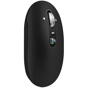 Amazon.in: Buy Wireless Bluetooth Mouse,USB+BT×2,Slim Pebble Multi ...