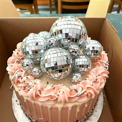 14 Pcs Disco Ball Cake Topper, Disco Cake | Ubuy India