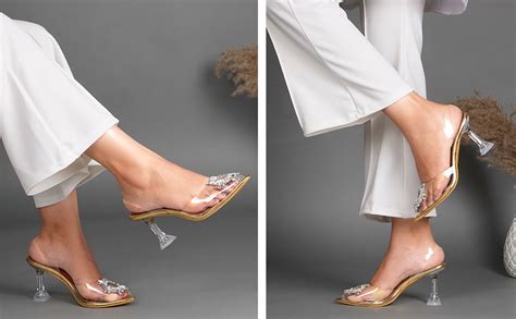 JM LOOKS Casual Fashion Heel Sandals Solid Comfortable Sole For Girls ...