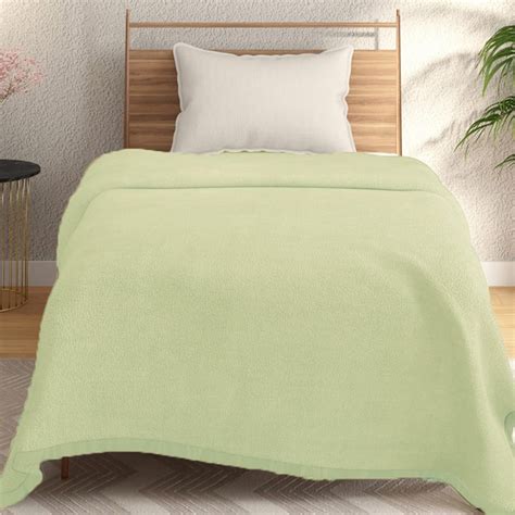 Buy PORTICO Melange Fleece Single Blanket from Portico at just INR 1299.0
