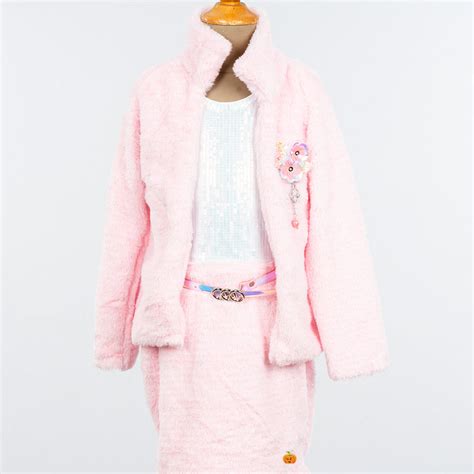 Buy Pink Furry Midi for Girls – Mumkins