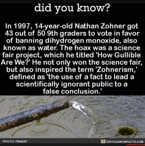 Did you know? In 1997, 14-year-old Nathan Zohner got 43 out of 50 ...