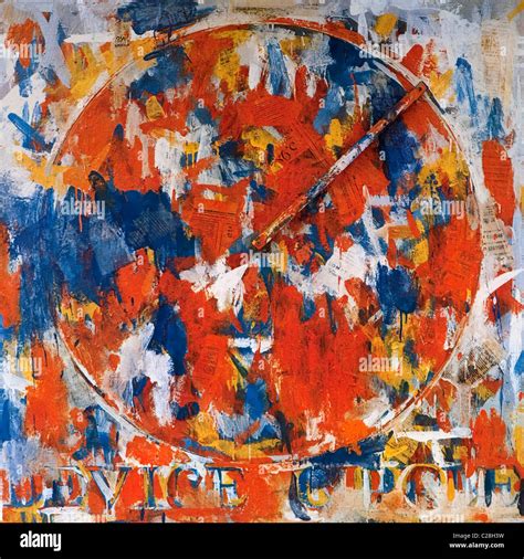 Device Circle artwork by artist Jasper Johns 1959 Stock Photo - Alamy