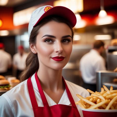 Fast Food Worker: Focus on Face | Stable Diffusion Online