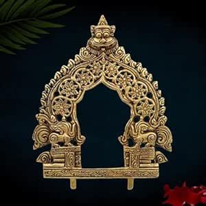 Bhunes Brass Prabhavali Frame for Idol | Temple Deity Arch | Tiruvachi ...