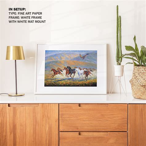 Buy Beautiful Horses Running Art Animal Painting & Art Prints Online ...