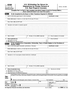 IRS 8288 form | pdfFiller