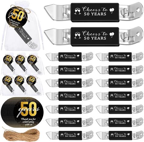 Amazon.com: Teenyyou 25 Sets 50th Birthday Party Favors for Guests 50th ...