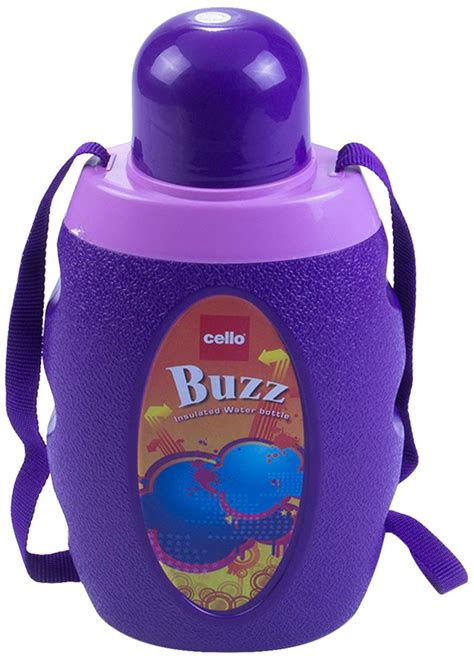 Cello Buzz Water Bottle, 1 Litre, Violet : Amazon.in: Home & Kitchen