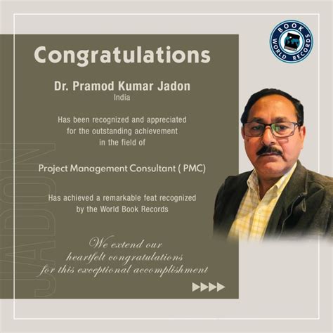 Dr.Pramod Kumar Jadon Bagged Outstanding Achievement in Project ...