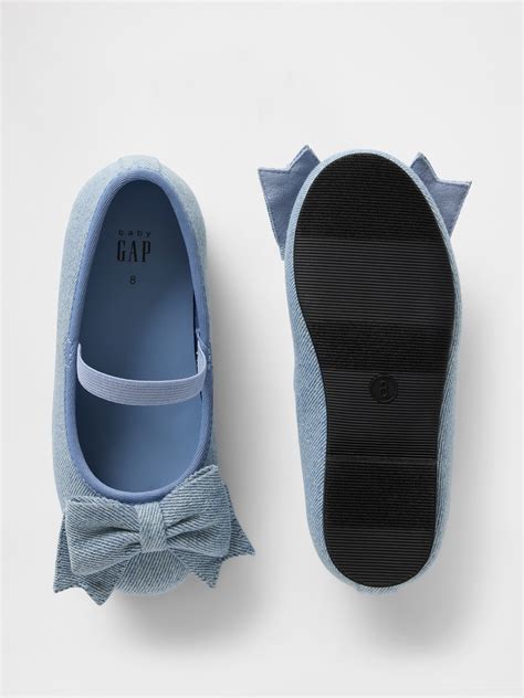 Baby & Toddler Denim Ballet Flats | Gap