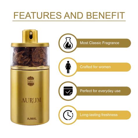 Buy AJMAL AURUM EDP 75ML PERFUME FOR WOMEN AND RAINDROPS EDP 50ML ...