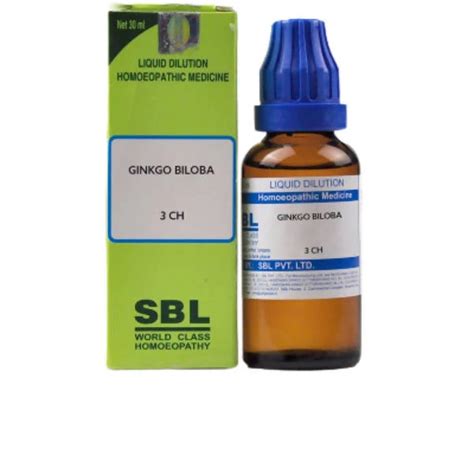 SBL Homeopathy Ginkgo Biloba Dilution 30 ml