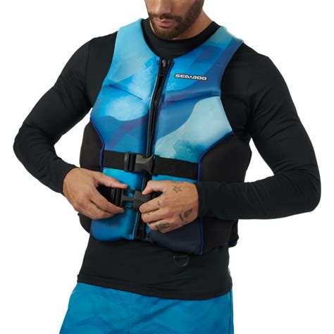 Sea-Doo Airflow Sunset Edition PFD/Life Jacket Blue | Seadoogear.com