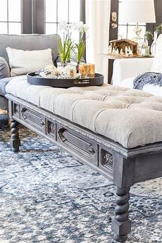 Using An Ottoman As A Coffee Table by Diy Ottoman Bench From A Repurposed Coffee Table Bless Using An Ottoman As A Coffee Table