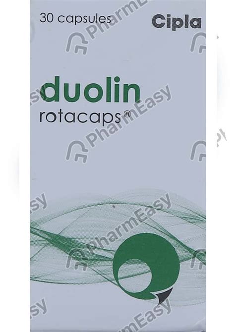 Duolin Box Of 30 Rotacaps: Uses, Side Effects, Price & Dosage | PharmEasy