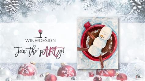 Paint & Sip: JUST MALLOWING OUT, Wine & Design Chapel Hill (Chapel Hill ...