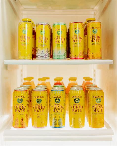Guayaki Yerba Mate Sparkling Clean Energy Drink 12oz Cans (Pack of 12 ...