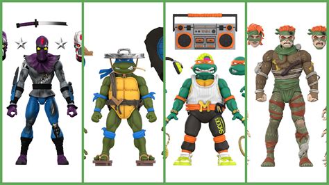 Super 7 TMNT Ultimates Wave 11 Live - Rat King Again, Rapper Mikey ...