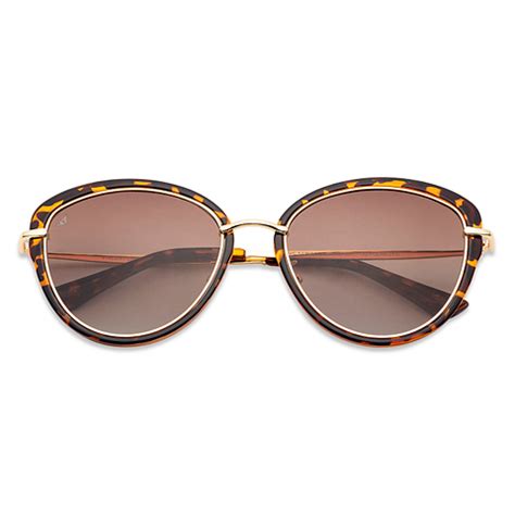 Shop online for Gold Tortoise Brown Gradient Full Rim Cat Eye Vincent ...