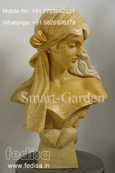 Marble Head Bust Rodin Bust David Statue Bust