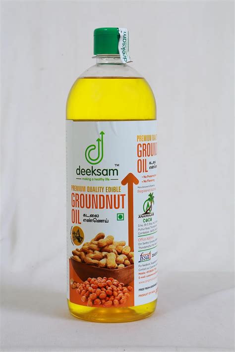 DEEKSAM WOOD PRESSED GROUNDNUT OIL | PEANUT OIL | KADAILAI ENNAI ...