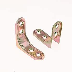 SHIPLORD® 20pcs Angle Code Metal Angle Bracket Right Angle Brace Set 50 ...