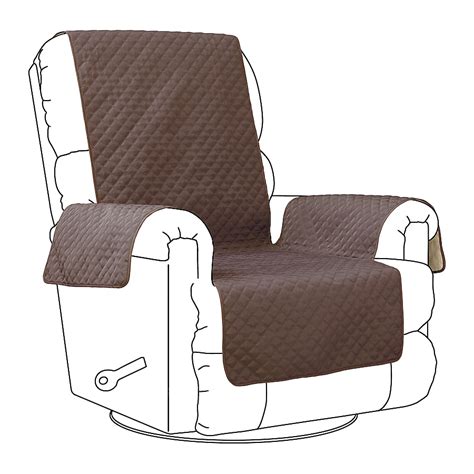 Classic Accessories Cover Bonanza Dark Brown/Tan Matelasse Recliner ...