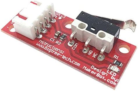 Red Limit Switch Module – Mechanical Endstop Sensor in Electro Boat ...