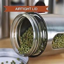 Buy Femora Kitchen Storage Jars Steel Body With See Through Window Jar ...