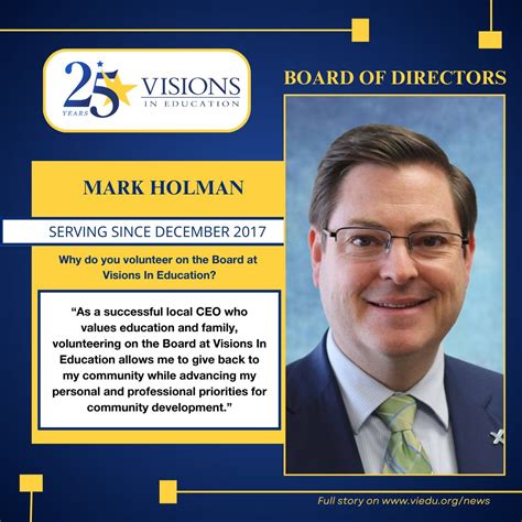 Visions In Education Charter School on LinkedIn: Introducing Mark ...