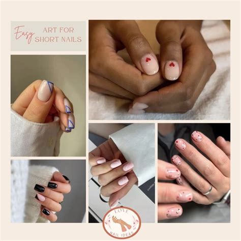 53 Easy – But Creative – Nail Art For Short Nails (Even Beginners Will ...