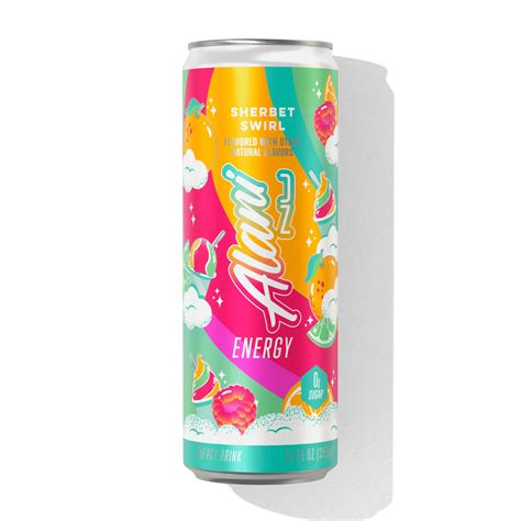 Alani Nu Energy Drink - Sherbet Swirl - 12oz. (12 Cans) – Complete Health