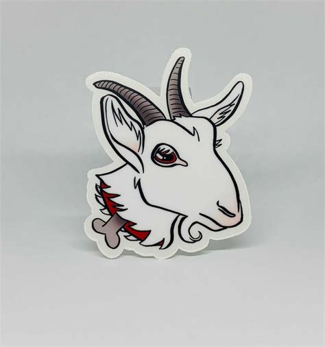 Goat Head Sticker - Etsy