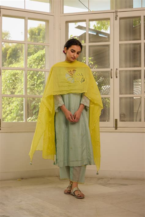 Charlotte - The green and yellow suit set – mansinagdev