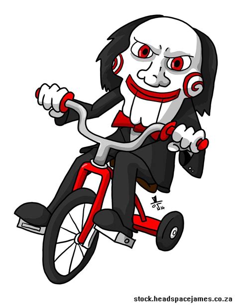 Jigsaw (Billy)-Saw 2004 | Bike drawing, Billy the puppet wallpaper ...