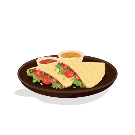 Mexican Food Plate Clip Art