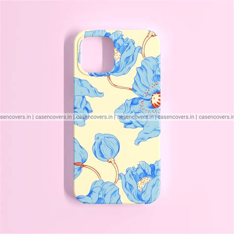 Luxury Blue Flower Phone Case – CASE N COVER