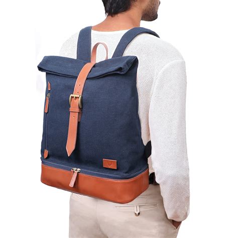 Buy Blue Tenzing 02 Backpack Online - Hidesign