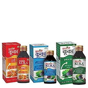 Buy Multani Kuka Cough Syrup With Kuka Honey & Kuka Cough Liquid (Sugar ...