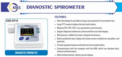 Spirometer - Contec CMS-SP10 Hand-held Spirometer Manufacturer from Surat