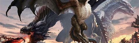 Download wallpaper fire, fantasy, horns, wings, digital art, artwork ...