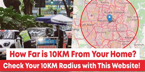 Wonder How Far 10km is From Your Home? Check Where You Can Go Within ...