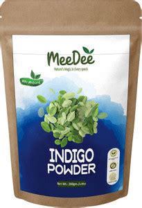 Meedee 100% Natural Indigo Powder For Skin Whitening Face, Skin & Hair ...