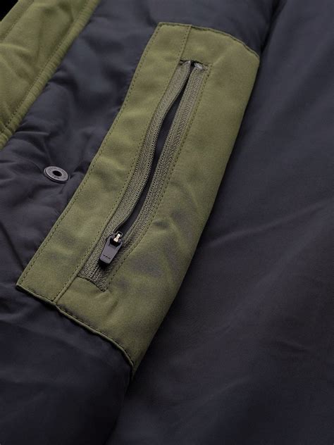 Men Olive Green Solid Water Resistant Hooded Padded Jacket-27311-0001 ...