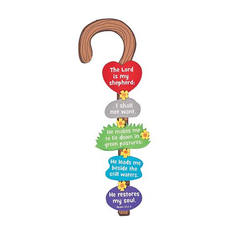 Buy Fun ExpressFun Express Shepherds Staff with Verses of Psalm 23 ...