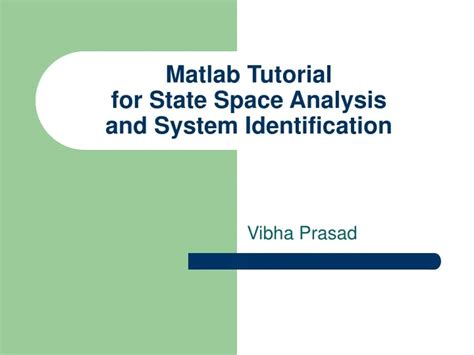 State Space Model MATLAB Course 的图像结果